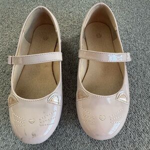 Pink Cat Face Kids Shoes